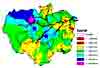 hydrology rainfall map