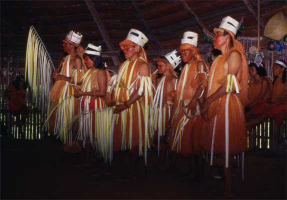 Yagua dancers photo